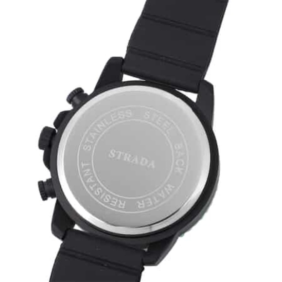 STRADA • Green Chronograph Dial New Battery Ready To Wear Watch Includes Box - Picture 4 of 6